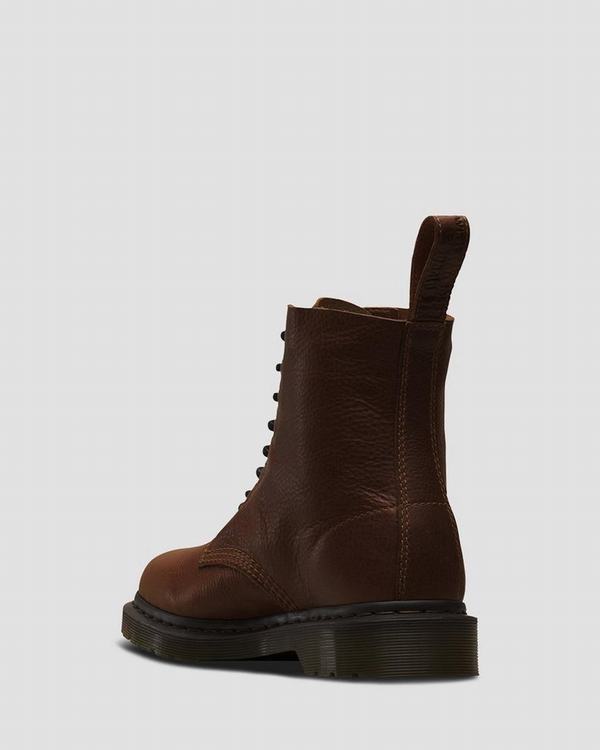 Dr Martens Dámské Kotníkové Boty 1460 Pascal Harvest Hnědé, CZ-869735